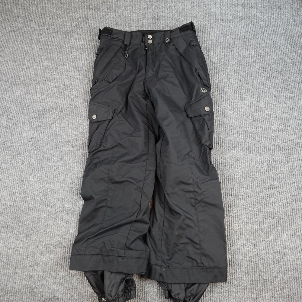 686 Snow Pants Boys Large Black SMARTY 8000mm Waterproof Ski Youth Snowboard